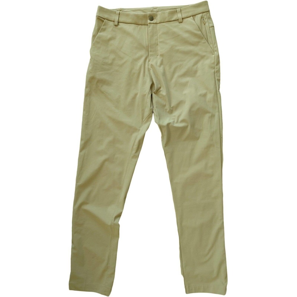 Lululemon Men’s Commission Pant Classic 32 x 34" L Tan Khaki Perfect LM5711S
